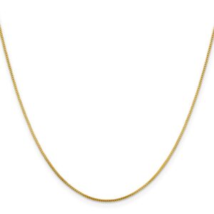 Flash Gold-plated Sterling Silver .8mm Box Chain