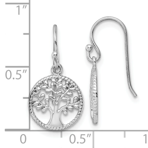 Sterling Silver RH Tree Dangle Earrings - Image 3