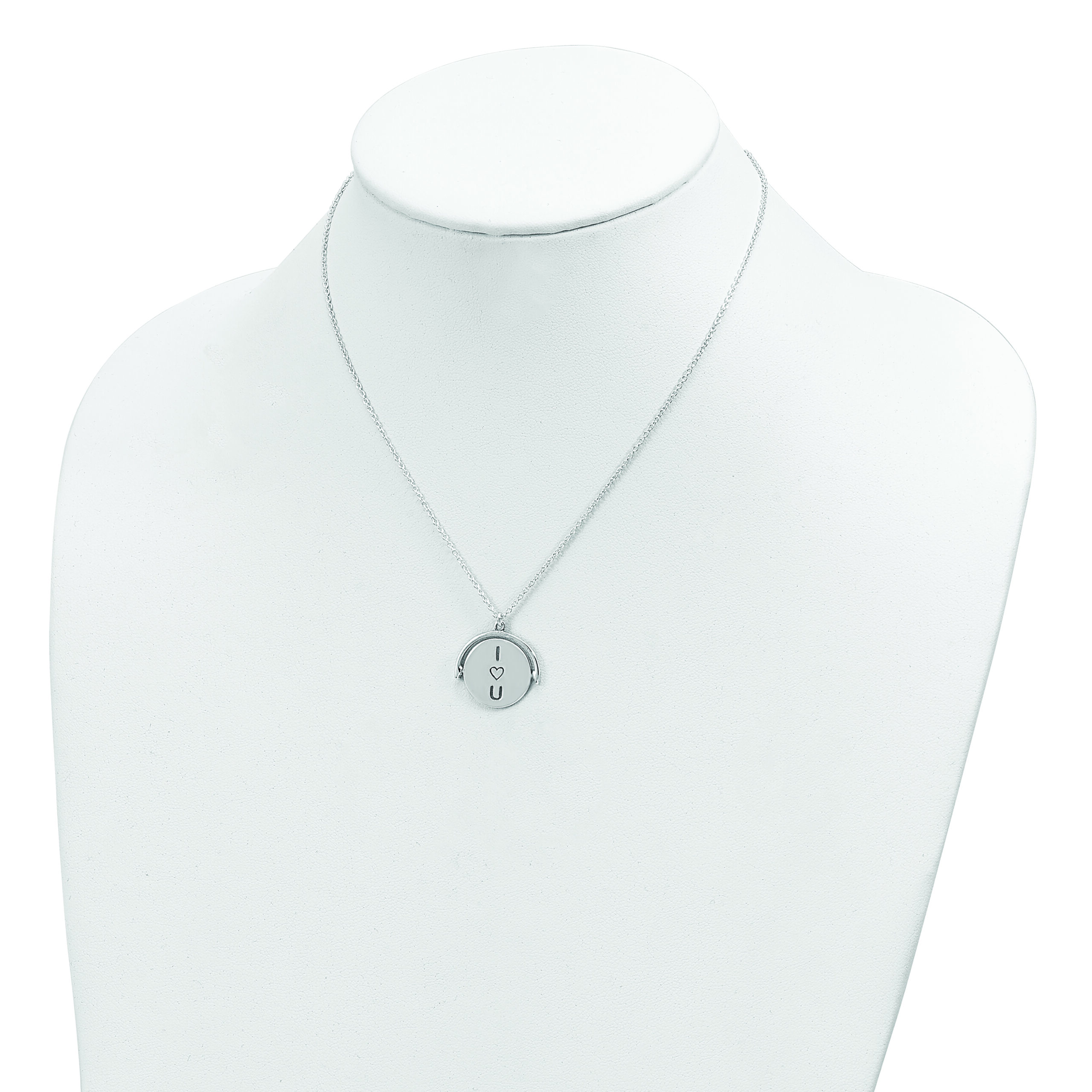 Sterling Silver I Love You Forever Necklace - Image 3