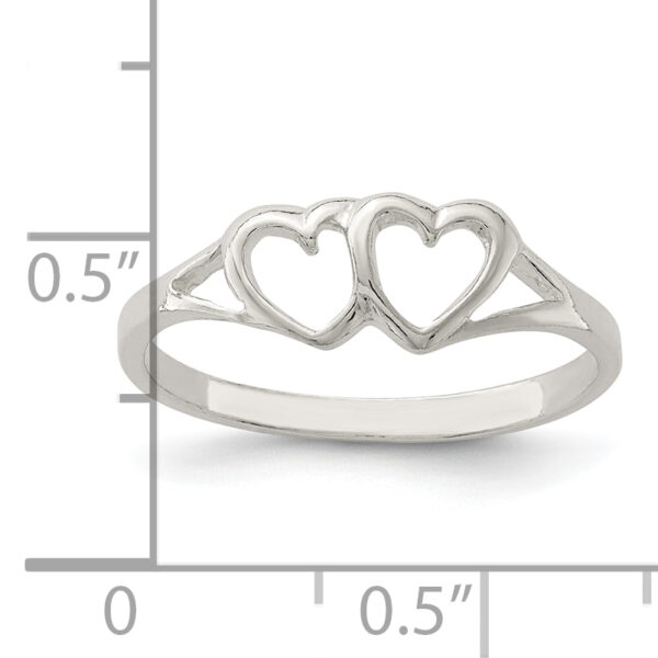 Sterling Silver Heart Ring - Image 3