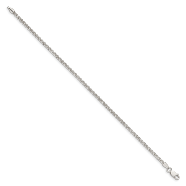 Sterling Silver 2.5mm Round Spiga Chain - Image 2