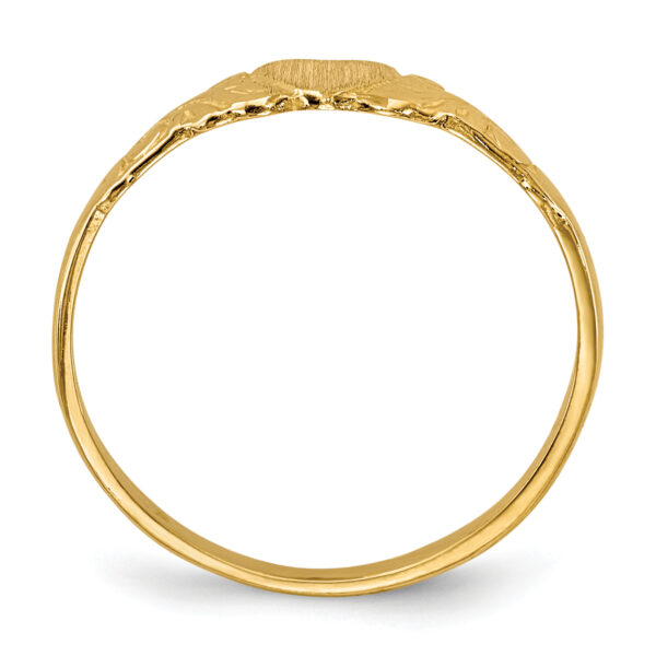 14k Childs Heart Ring - Image 2