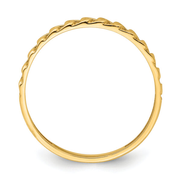 14K Link Design Ring - Image 2