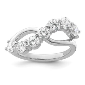 14kw Lab Grown Diamond VS/SI FGH Anniversary Band