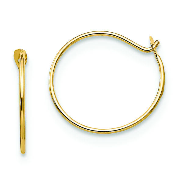 14k Madi K Sm. Endless Hoop Earrings
