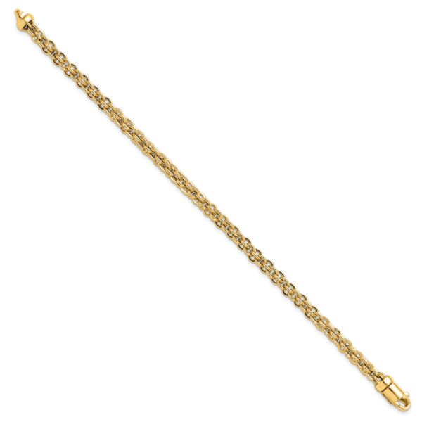 14K Polished Fancy Link Bracelet - Image 2