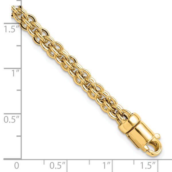 14K Polished Fancy Link Bracelet - Image 3