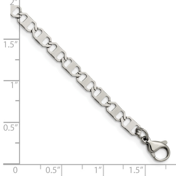 Stainless Steel Polished 5mm 7.5in Anchor Chain - Image 3