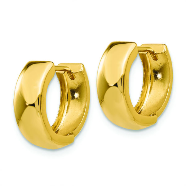 14k Hinged Hoop Earrings - Image 2