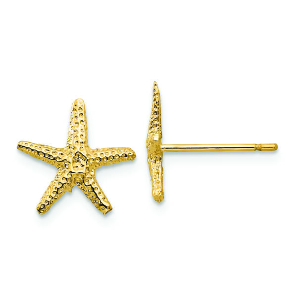 14k Starfish Post Earrings