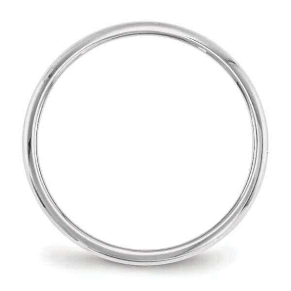 14KW 2mm Half-Round Wedding Band Size 4.5 - Image 2
