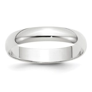 14KW 4mm LTW Half Round Band Size 8